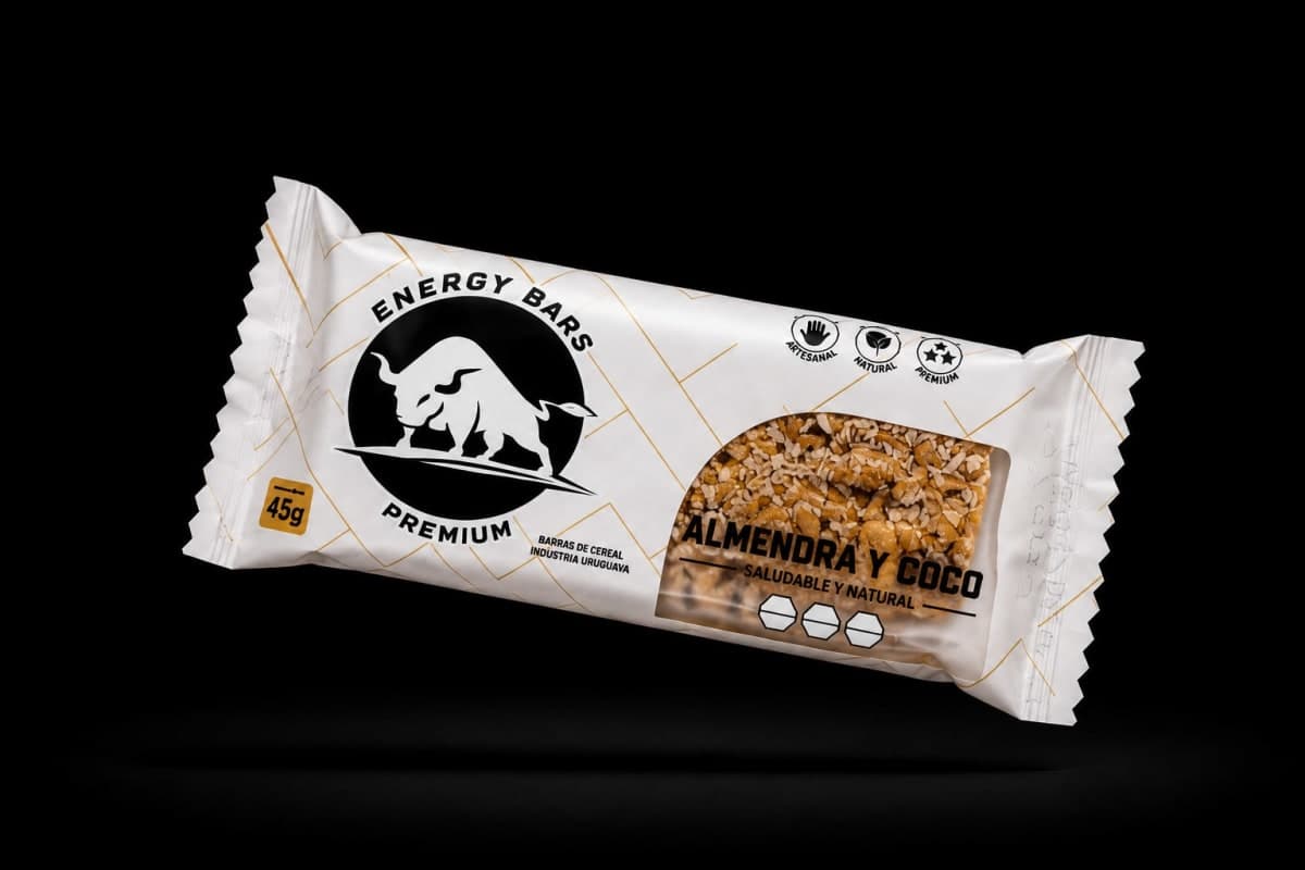 Caja x14 Energy Bars Almendra y Coco